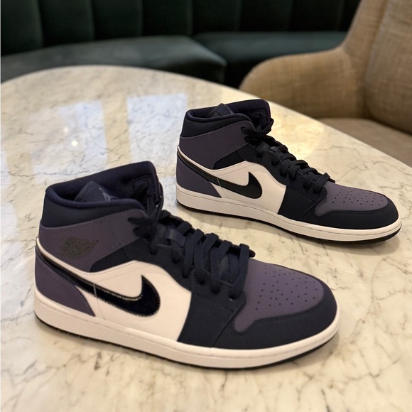 Jordan Other - NIKE JORDAN 1 Mid Obsidian Sanded Purple (2020)